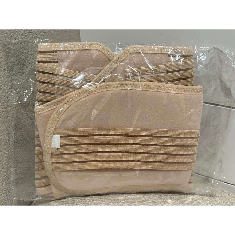 Maternity Belly Brace Pelvic Support Belt Postpartum Abdomen Wrap Beige - Picture 4 of 4